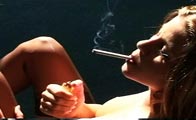 Sexy Smoker Ready On The Floor Smoking Fetish Videos
